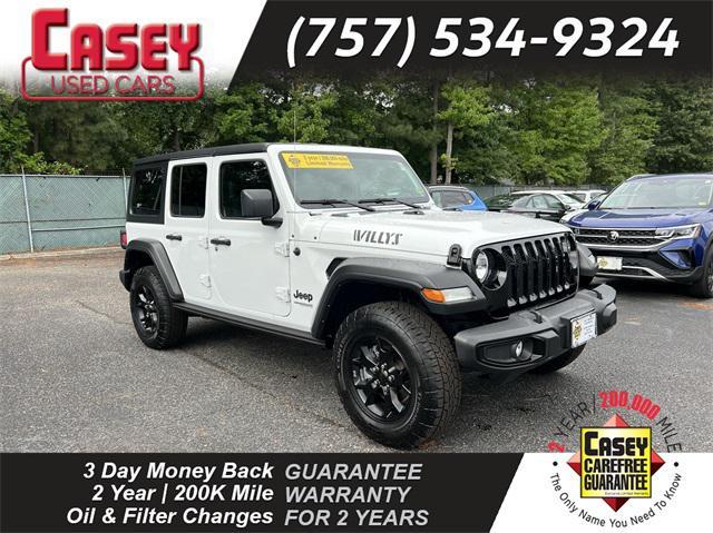 used 2022 Jeep Wrangler Unlimited car, priced at $32,000