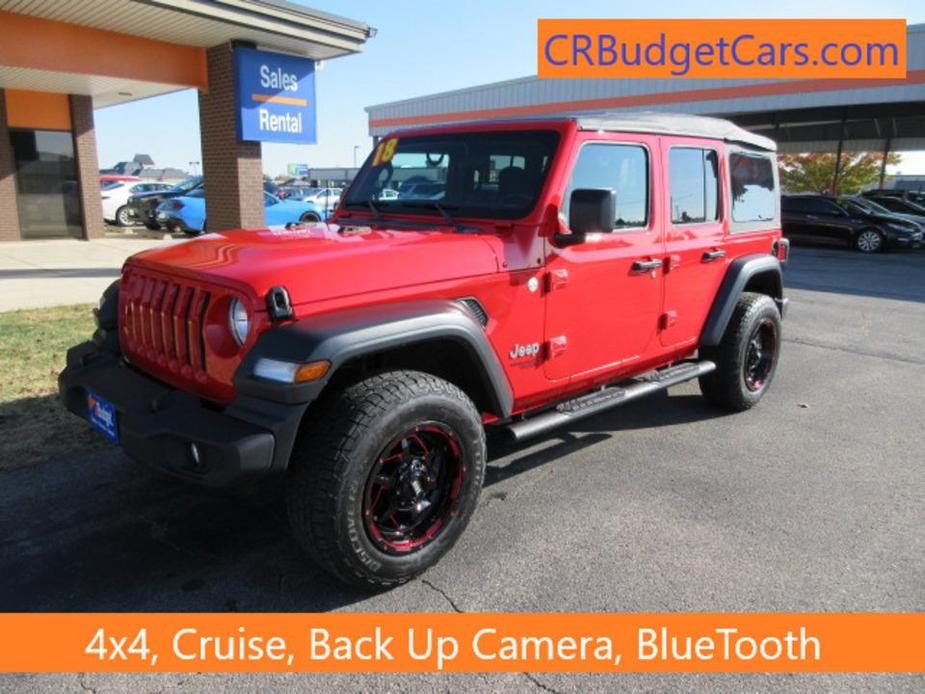 used 2018 Jeep Wrangler Unlimited car, priced at $27,488