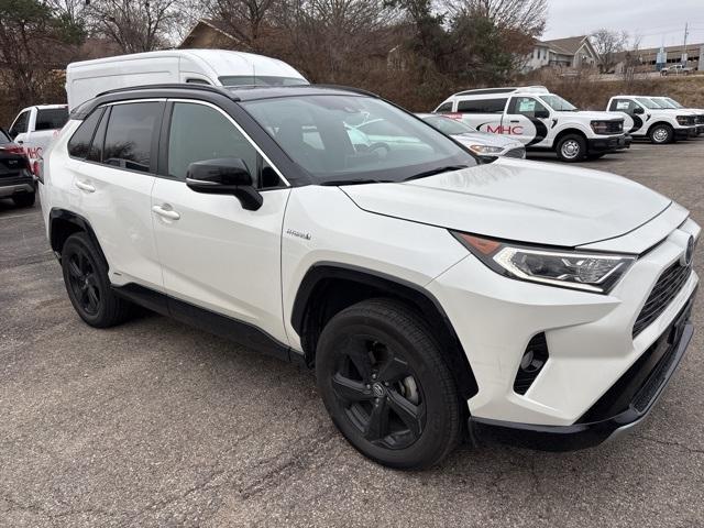 used 2019 Toyota RAV4 Hybrid car, priced at $30,000