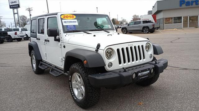 used 2018 Jeep Wrangler JK Unlimited car, priced at $24,990