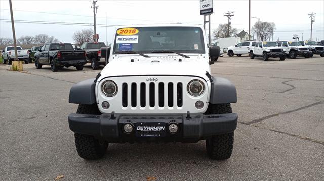 used 2018 Jeep Wrangler JK Unlimited car, priced at $24,990