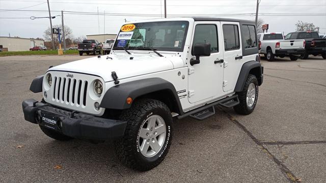 used 2018 Jeep Wrangler JK Unlimited car, priced at $24,990