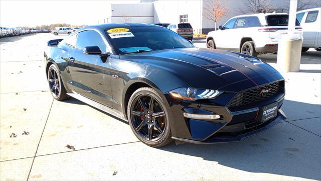 used 2020 Ford Mustang car, priced at $27,490