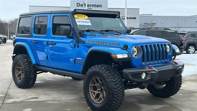 used 2021 Jeep Wrangler Unlimited car, priced at $40,490