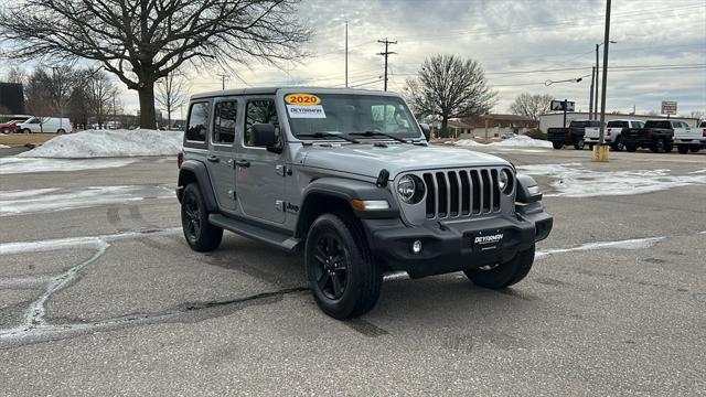 used 2020 Jeep Wrangler Unlimited car, priced at $28,590