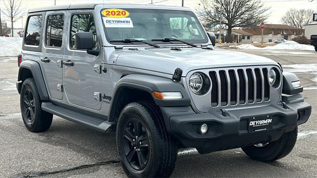 used 2020 Jeep Wrangler Unlimited car, priced at $28,590