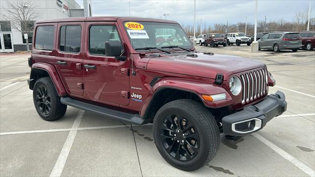 used 2021 Jeep Wrangler Unlimited 4xe car, priced at $34,690