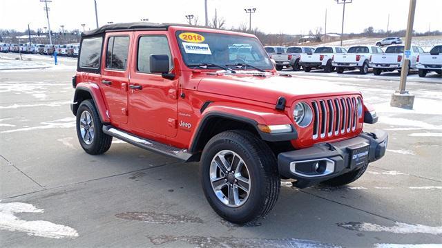 used 2018 Jeep Wrangler Unlimited car, priced at $28,290