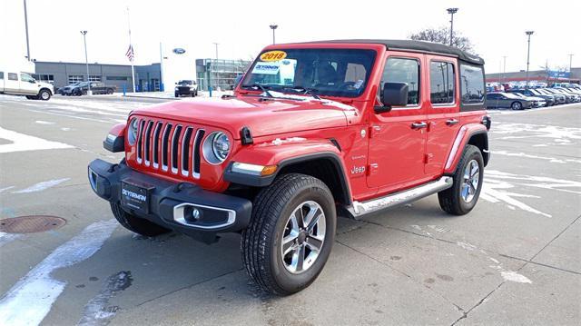 used 2018 Jeep Wrangler Unlimited car, priced at $28,290