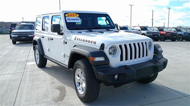 used 2021 Jeep Wrangler Unlimited car, priced at $35,990