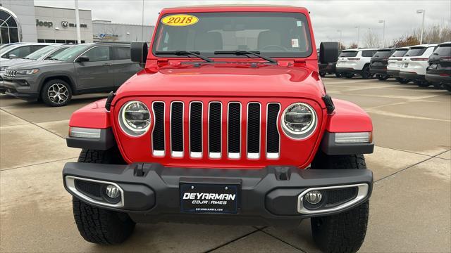 used 2018 Jeep Wrangler Unlimited car, priced at $27,990