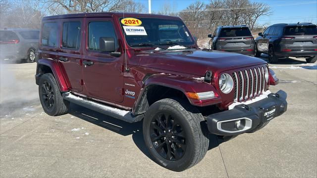 used 2021 Jeep Wrangler Unlimited 4xe car, priced at $31,790