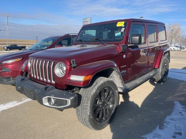 used 2021 Jeep Wrangler Unlimited 4xe car, priced at $32,190