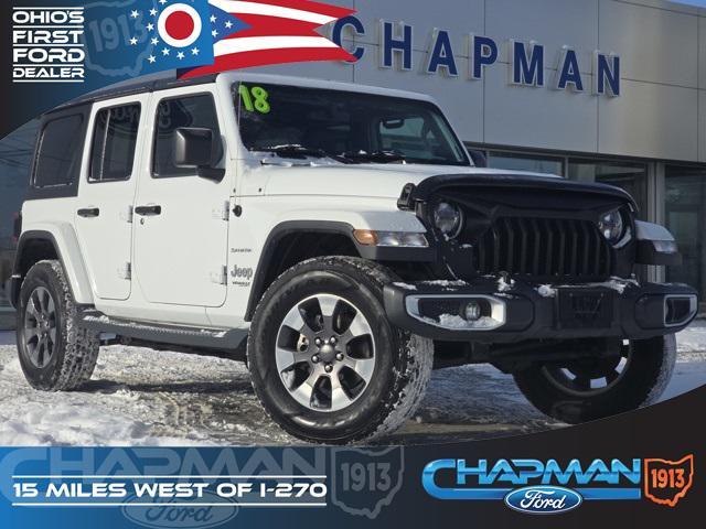 used 2018 Jeep Wrangler Unlimited car, priced at $26,927