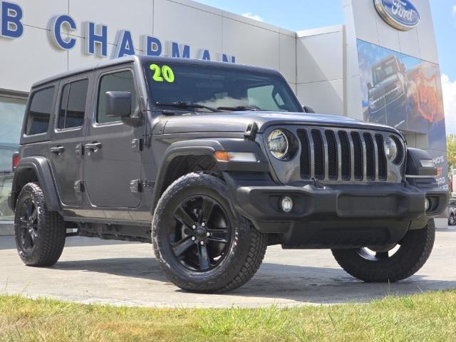 used 2020 Jeep Wrangler Unlimited car, priced at $23,473