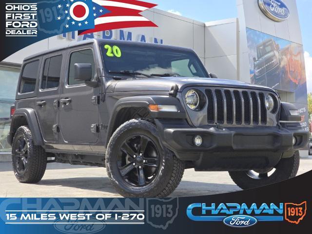 used 2020 Jeep Wrangler Unlimited car, priced at $23,473