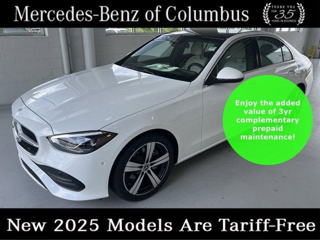 new 2025 Mercedes-Benz C-Class car, priced at $51,784