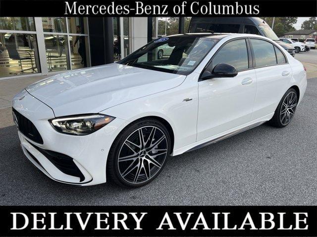 new 2025 Mercedes-Benz AMG C 43 car, priced at $74,689