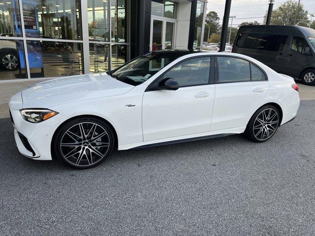 new 2025 Mercedes-Benz AMG C 43 car, priced at $74,689