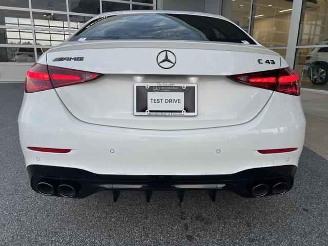 new 2025 Mercedes-Benz AMG C 43 car, priced at $74,689