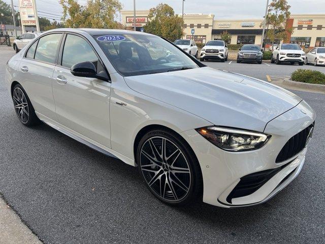 new 2025 Mercedes-Benz AMG C 43 car, priced at $74,689