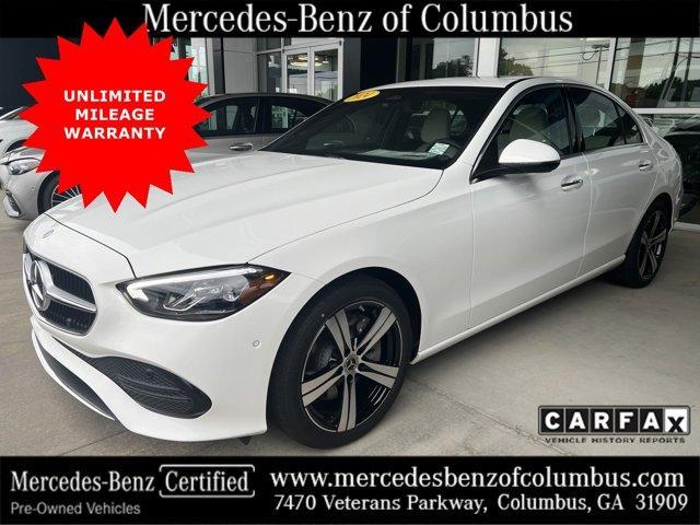 used 2024 Mercedes-Benz C-Class car, priced at $50,884