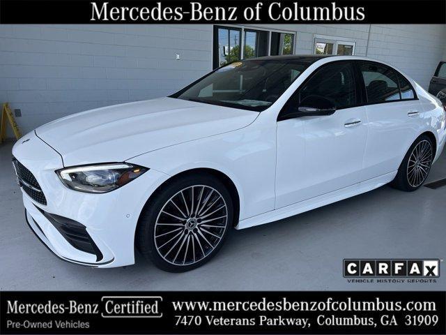 used 2022 Mercedes-Benz C-Class car, priced at $43,690