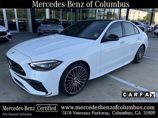 used 2022 Mercedes-Benz C-Class car, priced at $43,690