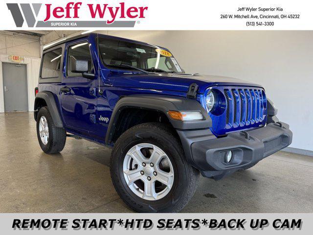 used 2018 Jeep Wrangler car, priced at $18,892