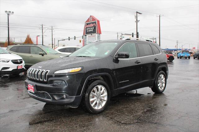 used 2015 Jeep Cherokee car, priced at $13,995