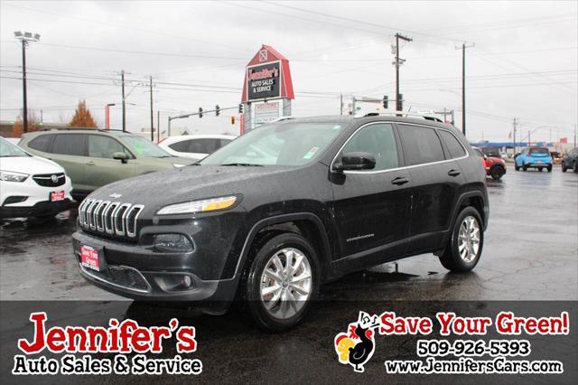 used 2015 Jeep Cherokee car, priced at $13,995