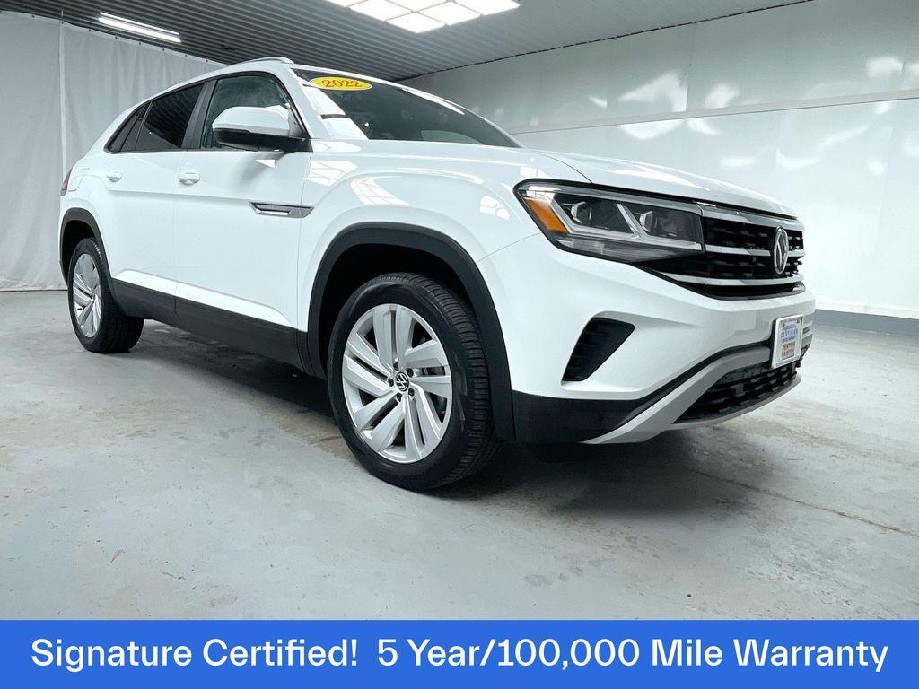 used 2022 Volkswagen Atlas Cross Sport car, priced at $28,995