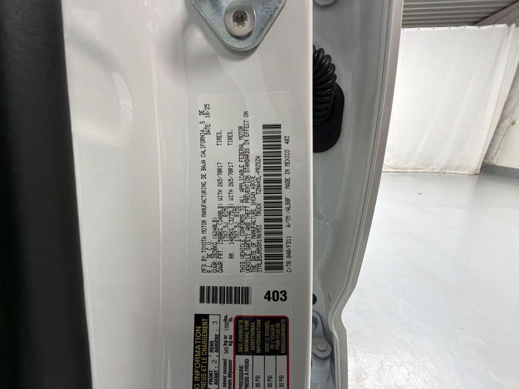 new 2025 Toyota Tacoma car, priced at $42,840