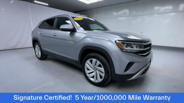 used 2021 Volkswagen Atlas Cross Sport car, priced at $27,500