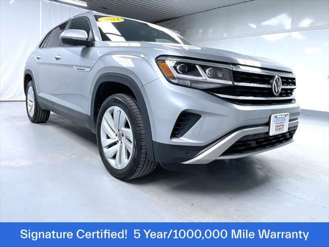 used 2021 Volkswagen Atlas Cross Sport car, priced at $27,500