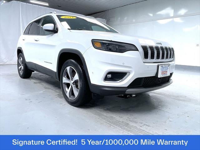 used 2021 Jeep Cherokee car, priced at $23,900