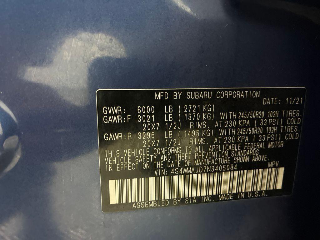 used 2022 Subaru Ascent car, priced at $25,947