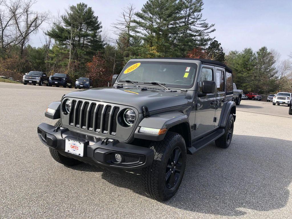 used 2022 Jeep Wrangler Unlimited car, priced at $34,999