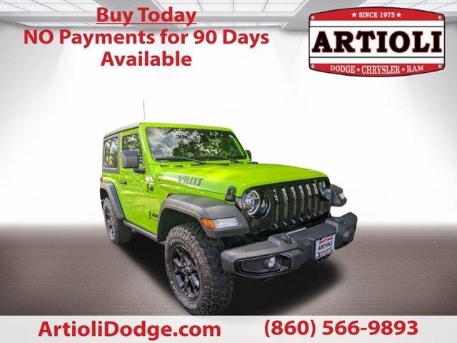 used 2021 Jeep Wrangler car, priced at $34,989