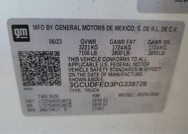 used 2023 Chevrolet Silverado 1500 car, priced at $45,200