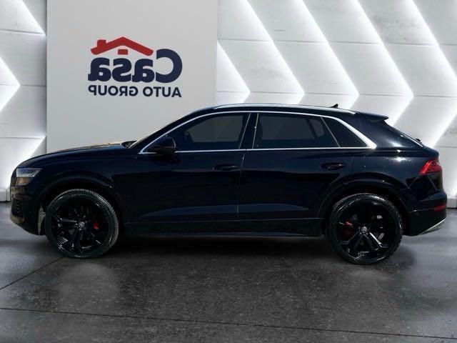 used 2019 Audi Q8 car, priced at $35,700