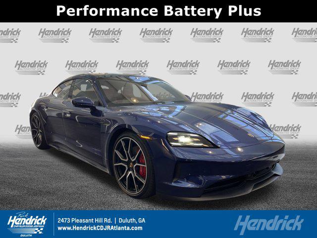 used 2025 Porsche Taycan car, priced at $119,927