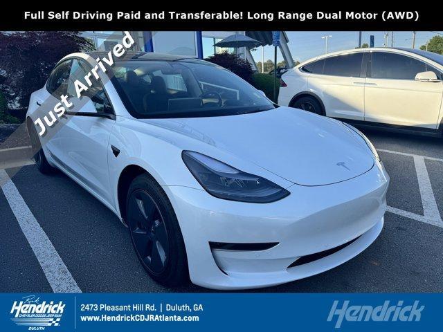 used 2022 Tesla Model 3 car, priced at $35,486