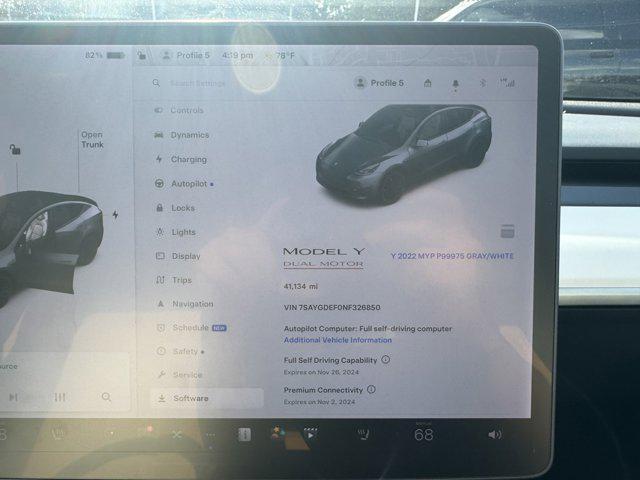 used 2022 Tesla Model Y car, priced at $34,986