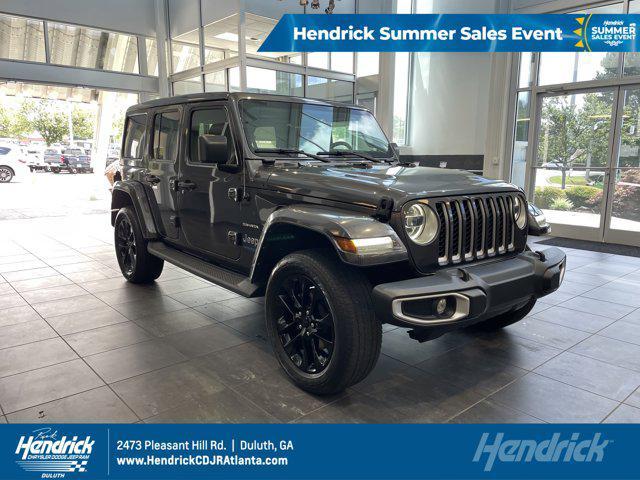 used 2021 Jeep Wrangler Unlimited 4xe car, priced at $36,986