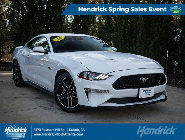 used 2021 Ford Mustang car, priced at $35,396