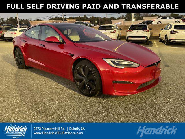 used 2022 Tesla Model S car, priced at $47,986