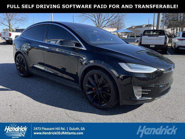 used 2021 Tesla Model X car, priced at $54,986