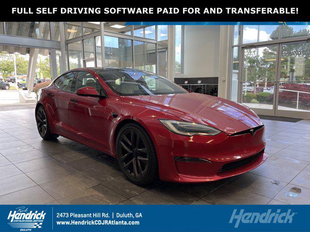used 2021 Tesla Model S car, priced at $54,501