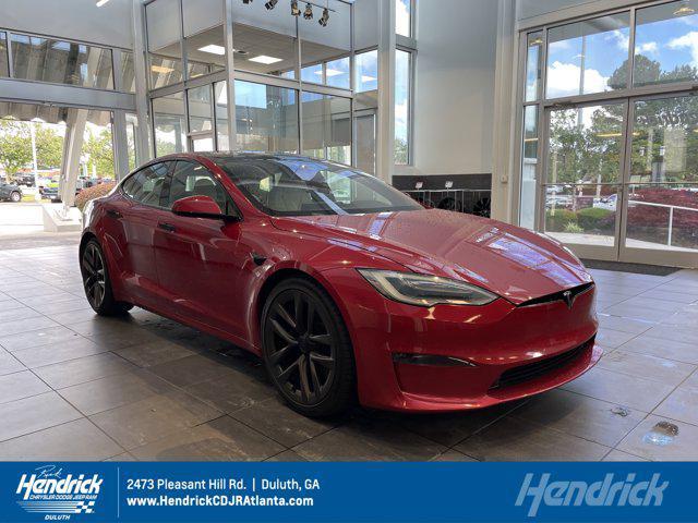 used 2021 Tesla Model S car, priced at $57,986